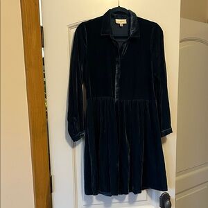 Velvet Long Sleeve Dress